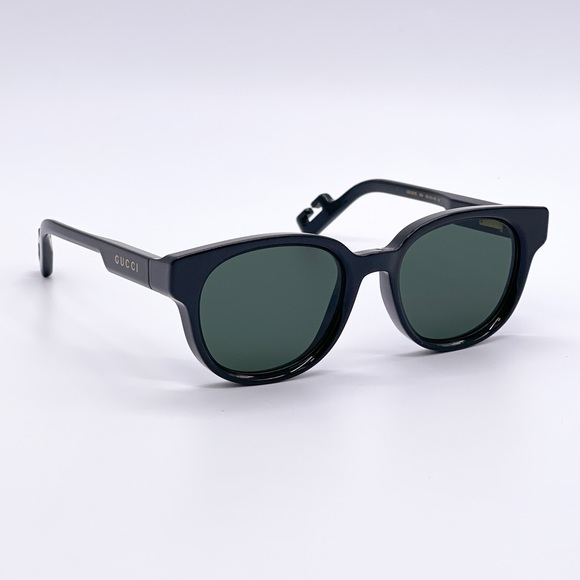 NEW GUCCI GG1237S 004 UNISEX SUNGLASSES GUCCI GG1237S BLACK GREEN EYEWEAR - Picture 8 of 12